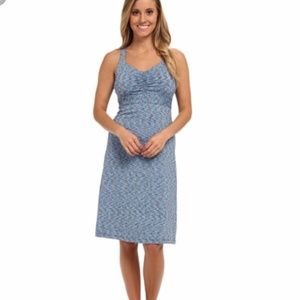 Prana Amaya Athletic Dress Space Dye Blue Sz XS